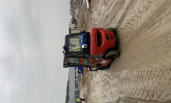 Dostawa do Dostawa wózka widłowego na wynajem plac budowy województwo kujawsko pomorskie Nissan UD02A-25PQ